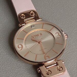 Untested Cute Jones New York Watch With Pink Band
